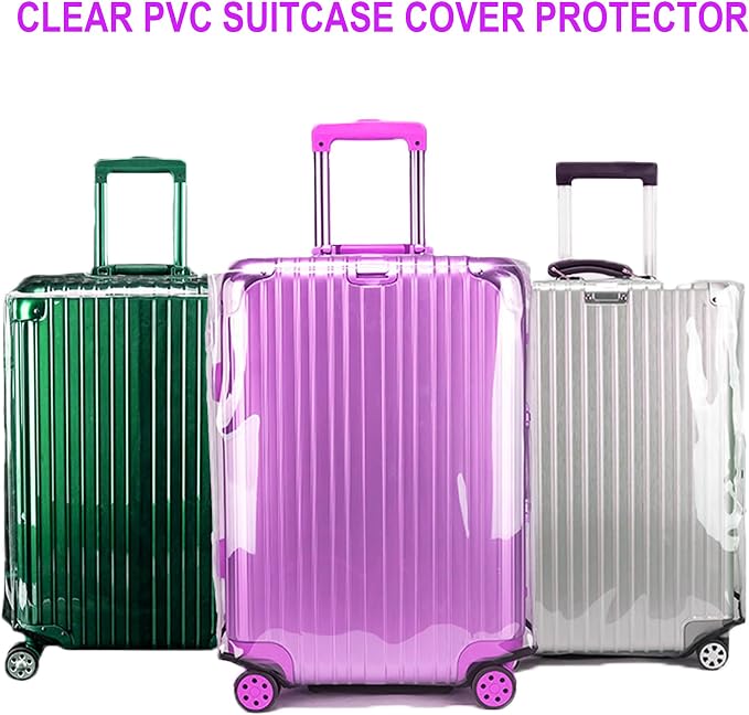 3 PCS PVC Luggage Protector Covers