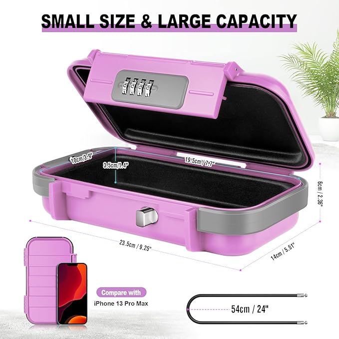 HUANLANG Portable Safe Lock Box