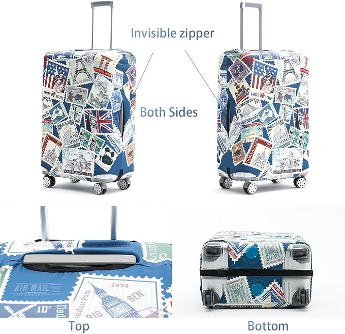 Travelkin Luggage Covers For Suitcase Tsa Approved, Suitcase Cover Protector