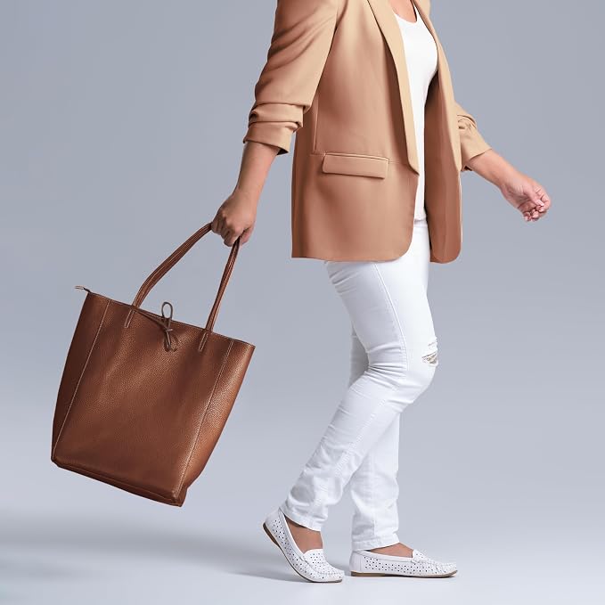 Italian Calf Leather Tote for Women