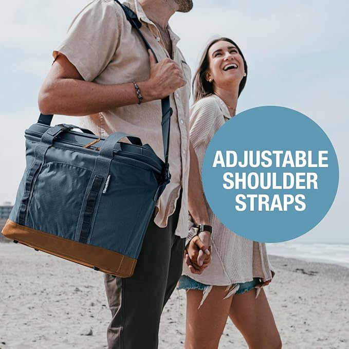 CleverMade Collapsible Insulated Cooler Bag – Leakproof Soft Folding Cooler