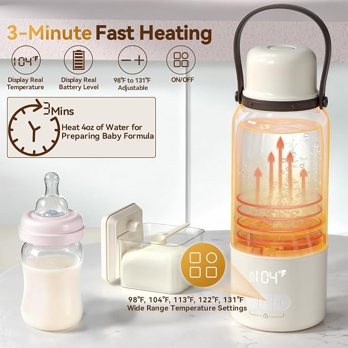 Portable Bottle Warmer for Travel