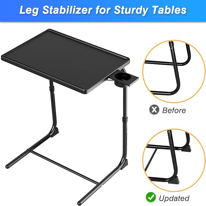 Allpop TV Tray Table, TV Dinner Tray