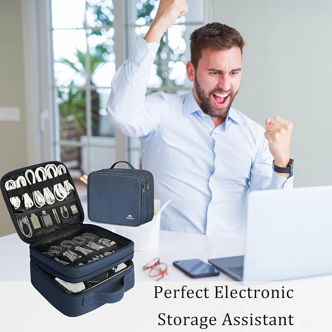 MATEIN Cord Organizer Case