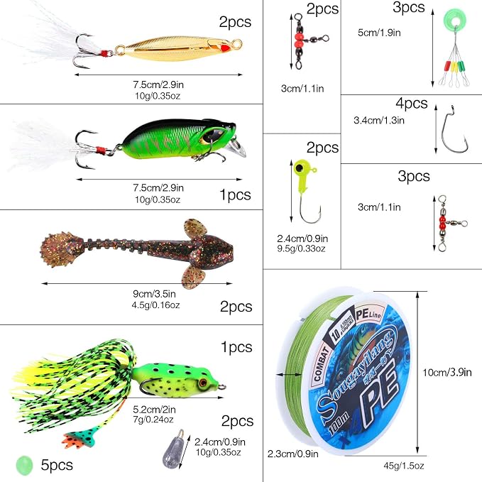 Sougayilang Fishing Rod and Reel Combos