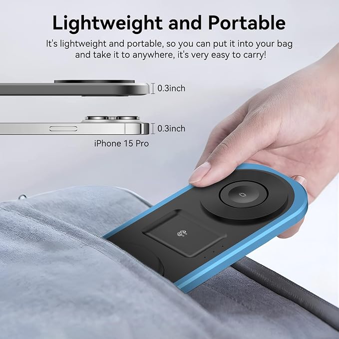 3 in 1 Fast Wireless Charger Stand