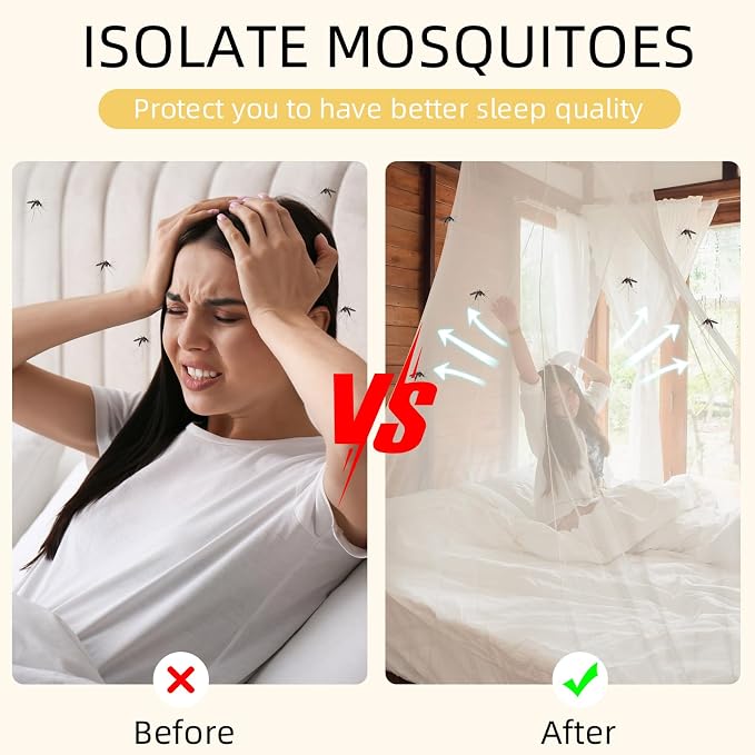 4 Corners Mosquito Net for Mosquiteros para Camas Bed Canopies Netting Bed