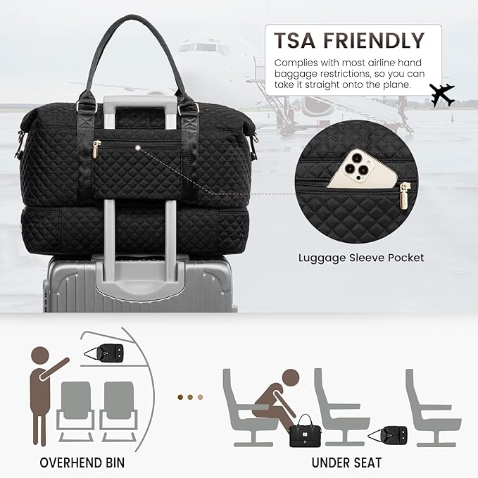 LOVEVOOK Travel Duffle Bag, Weekender Bags