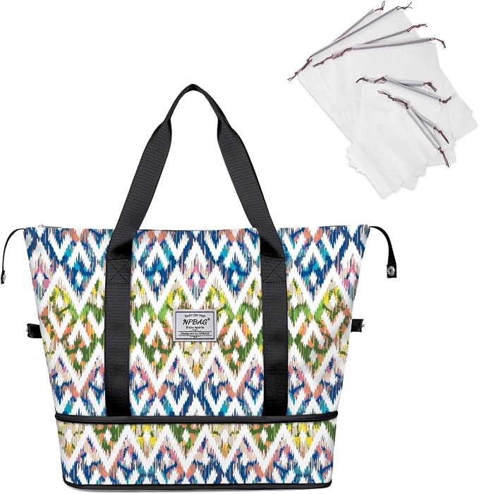 NPBAG Women Travel Duffel, Gym Workout Overnight Bag, Mommy Hospital Bag