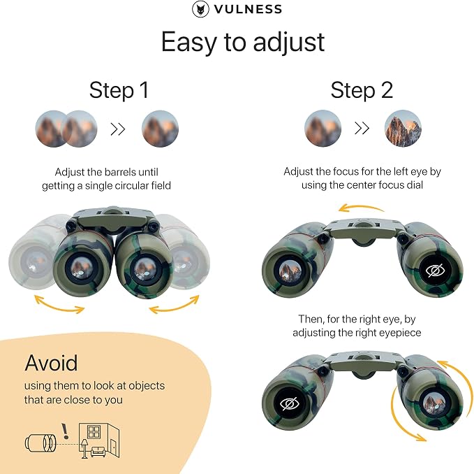 Small Binoculars for Adults and Kids | Cruise Ship Essentials Camping Bird