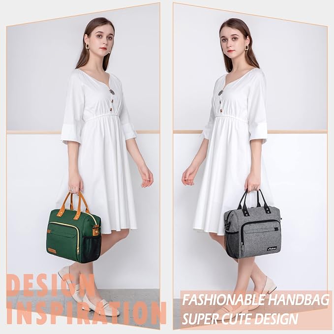 TuErCao Insulated Lunch Bag Adult Lunch Box