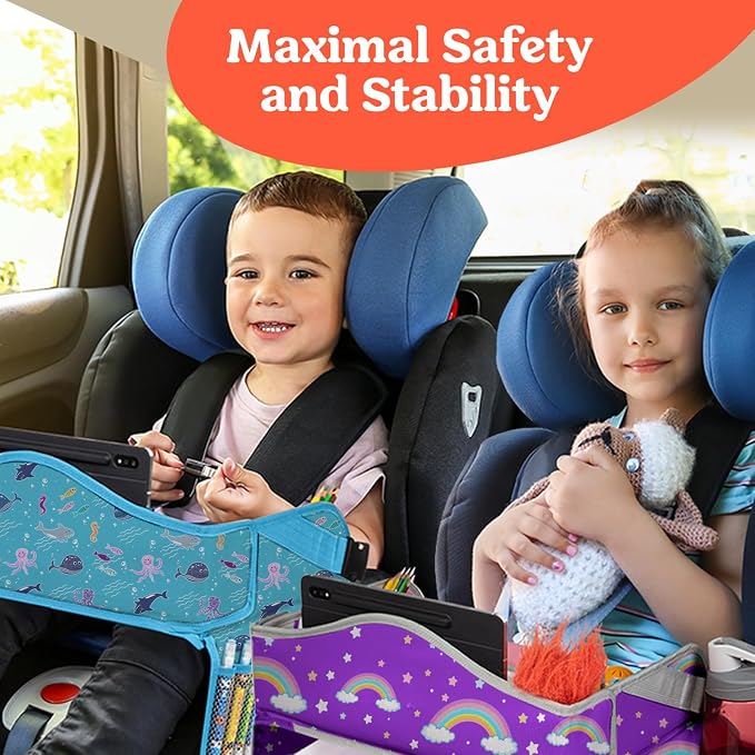 PILLANI Kids Travel Tray for Car