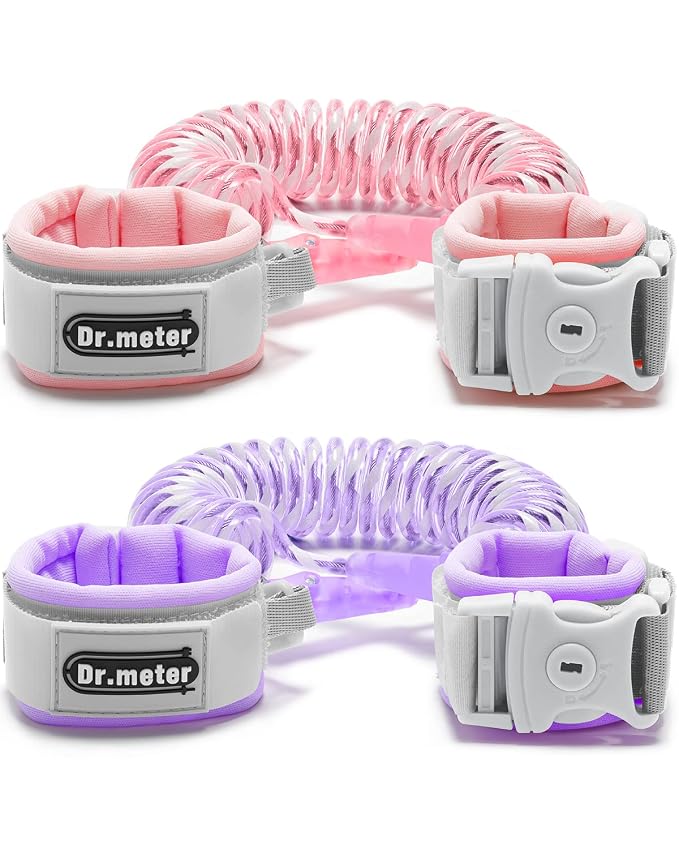 Dr.meter Anti Lost Wrist Link, 2 Pack Toddler Safety Leash