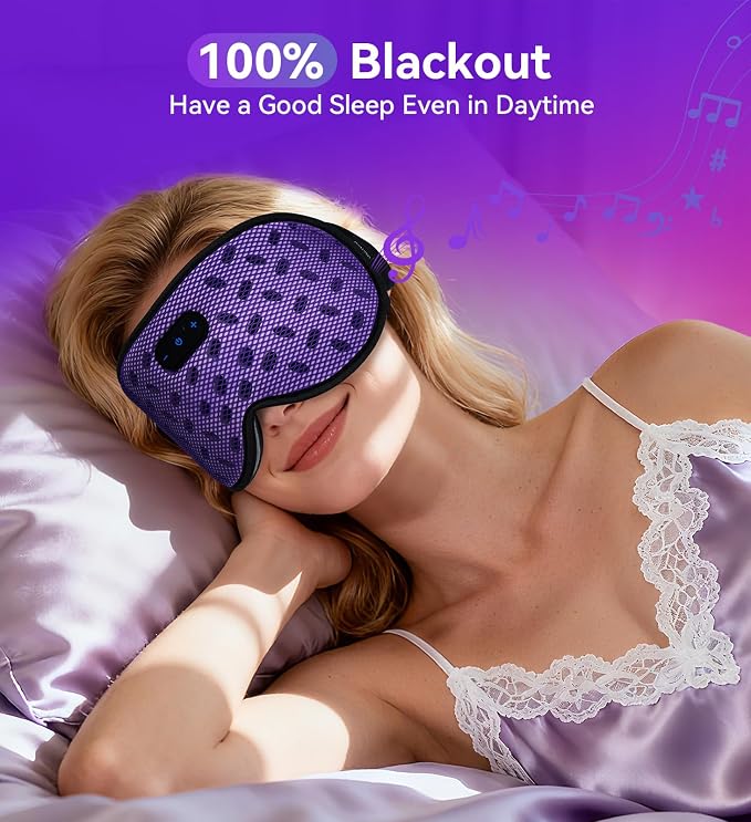 Sleep Eye Mask Bluetooth Headphones