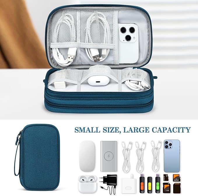 FYY Electronic Organizer, Travel Cable Organizer Bag Pouch Electronic