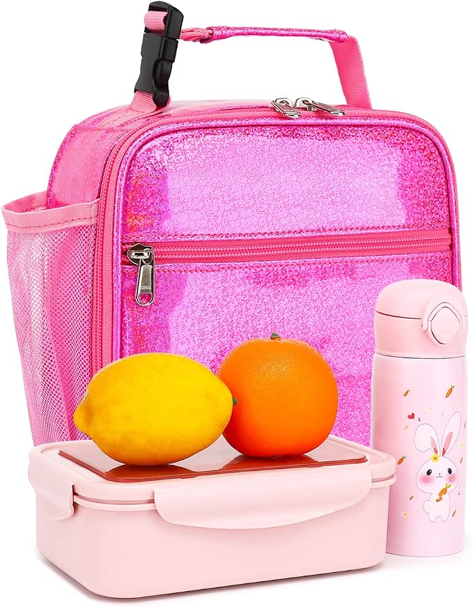 FlowFly Kids Lunch box Insulated Soft Bag Mini Cooler Back to School Thermal