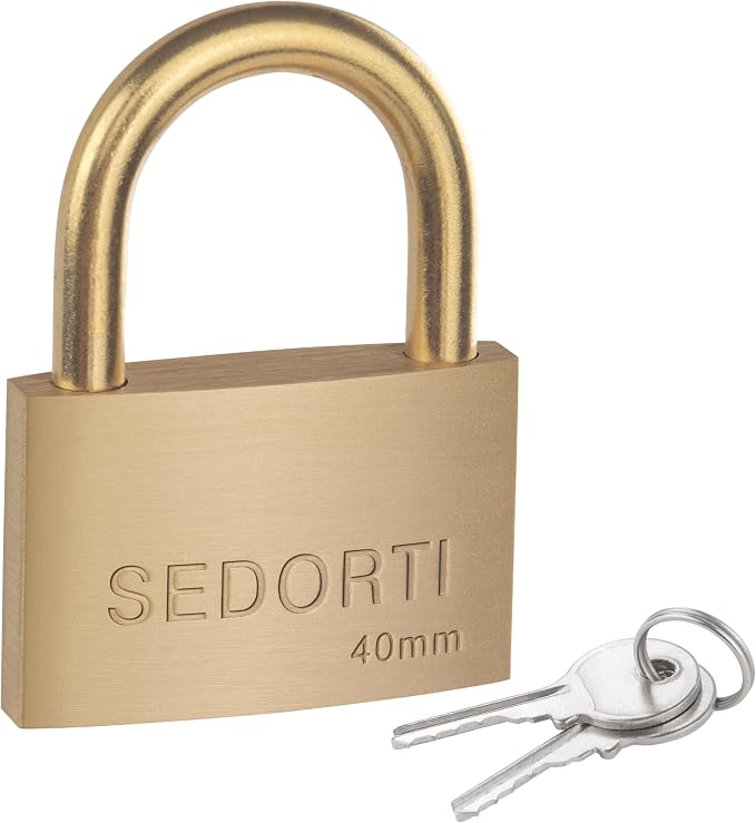 Rust Proof Lock, Solid Brass Padlock