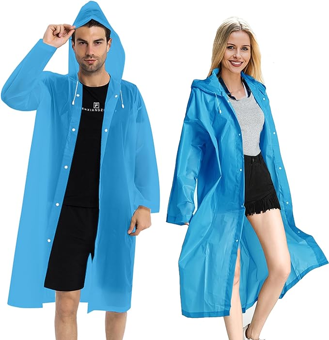 Rain Coats - Reusable EVA Rain Ponchos