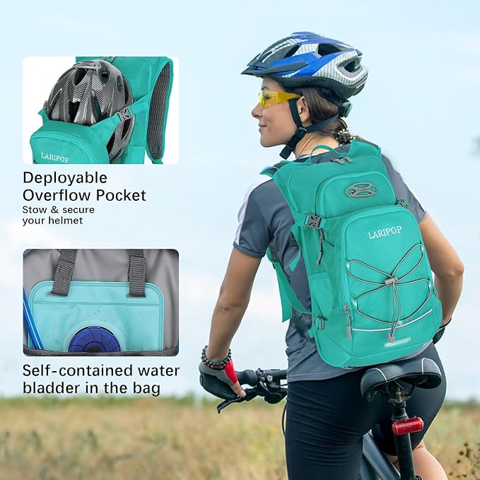 LARIPOP Hydration Backpack, 18L Hiking Backpack
