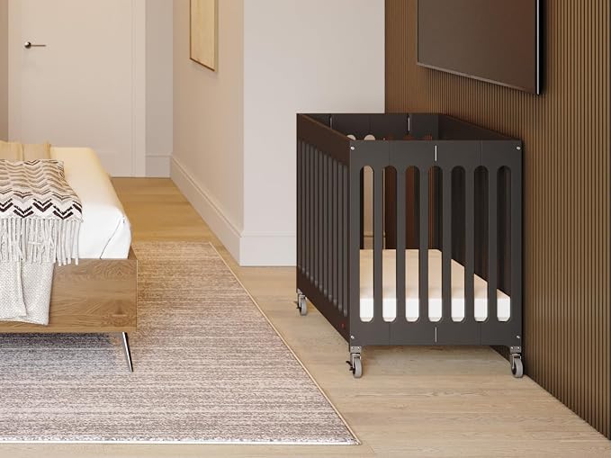 Foundations Boutique Folding Mini Baby Crib