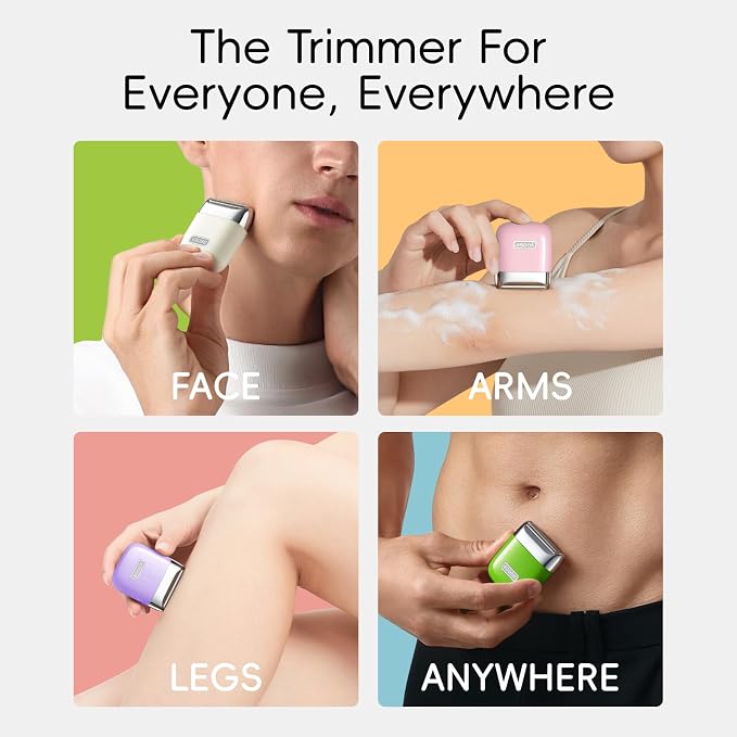 yoose Electric Razors for Women, IPX7 Alloy Body Bikini Trimmer for Women