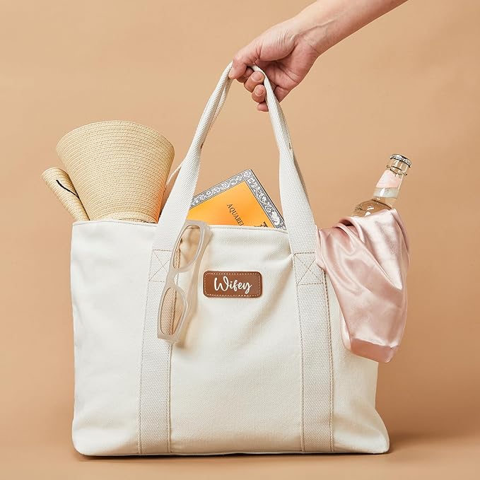 AW BRIDAL Monogram Canvas Tote Bag