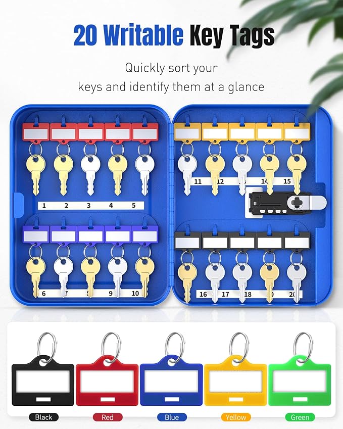 Uniclife 20 Keys Key Lock Box