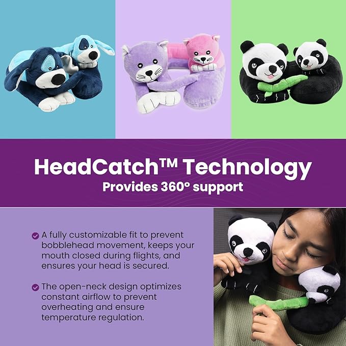 Cabeau Airplane Travel Pillow for Kids – Evolution Kids – Neck Support for