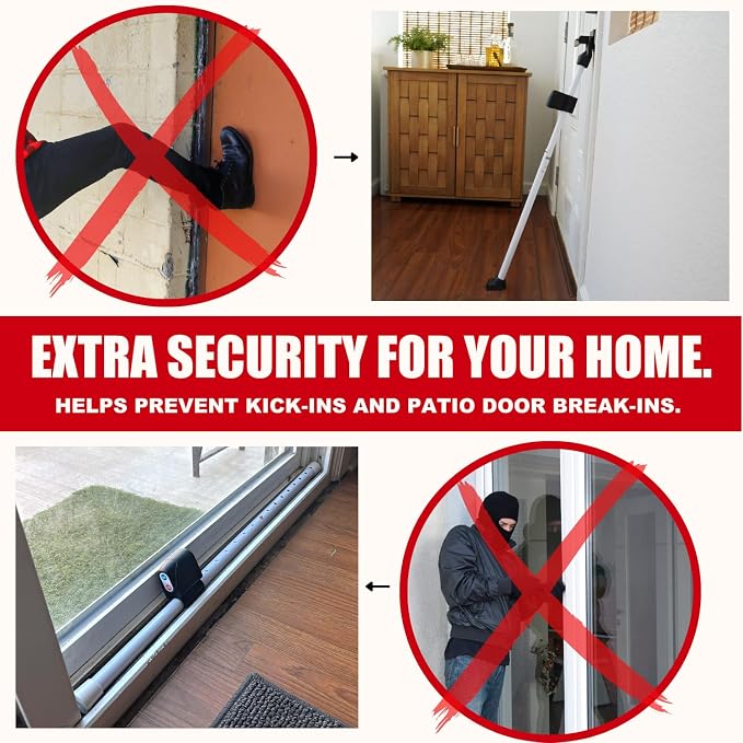 SECURITYMAN 2-in-1 Door Security Bar