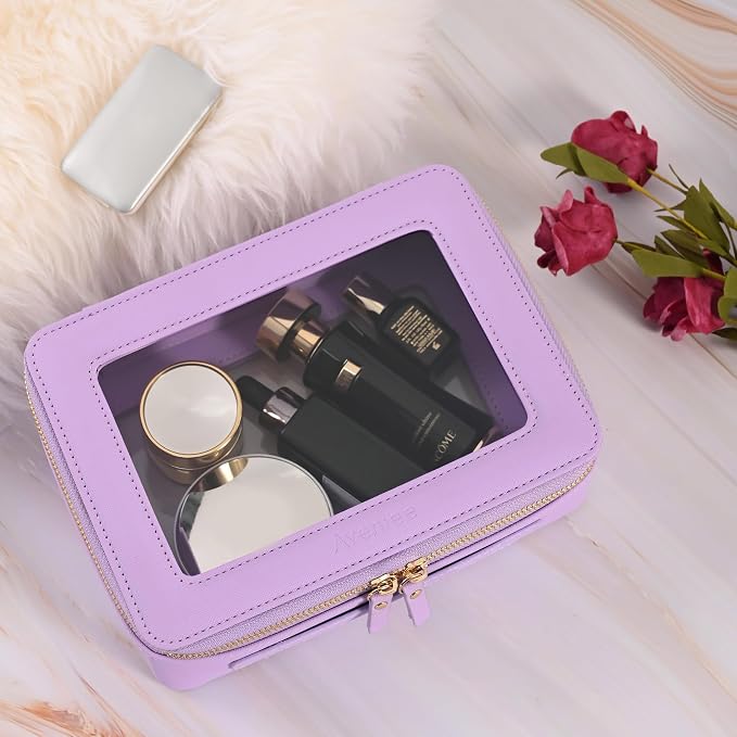 Aveniee Clear Makeup Bag Organizer, Large Travel Toiletry Bag