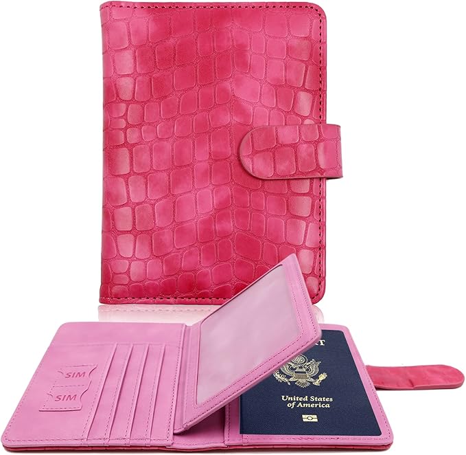 Melsbrinna Unisex Adult Travel Wallet, RFID Protected