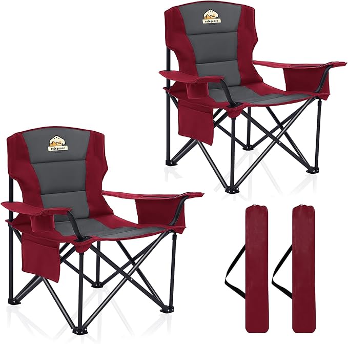 Oversized Camping Chairs 2 Pack
