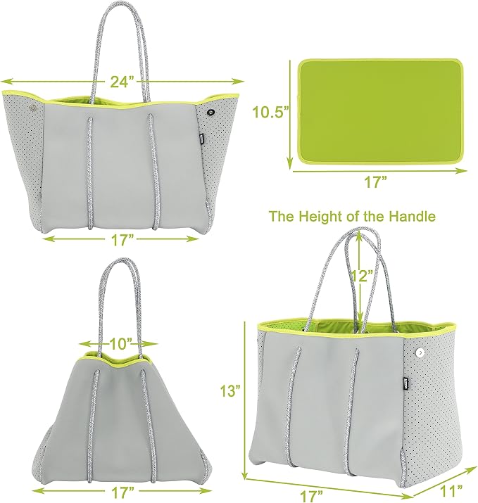 QOGiR Neoprene Multipurpose Beach Bag Tote