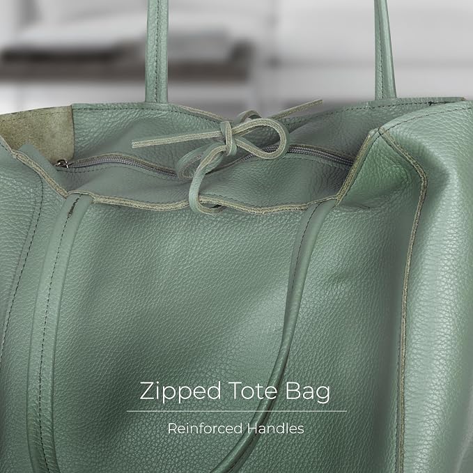 Italian Calf Leather Tote for Women