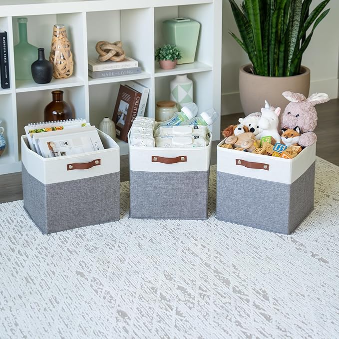 OrganiHaus 12x12 Fabric Storage Bins