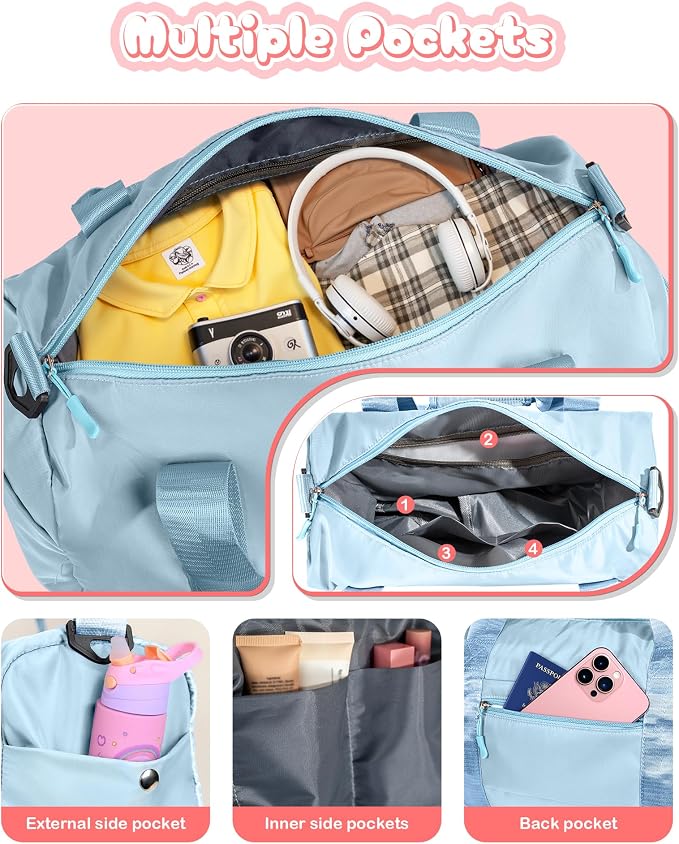 Gifts for 3 4 5 6 7 8 9 Year Old Girls-Girl Gym Bag