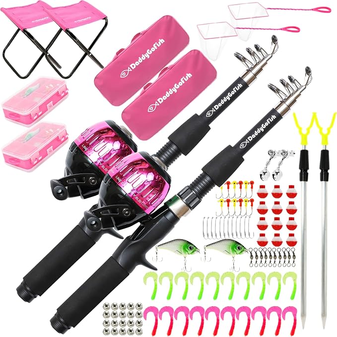 DaddyGoFish Kids Fishing Pole
