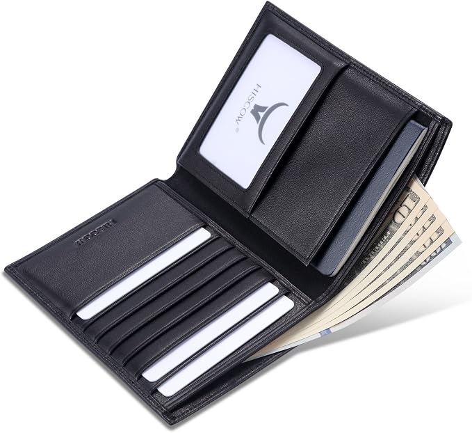 HISCOW Italian Leather Passport Holder
