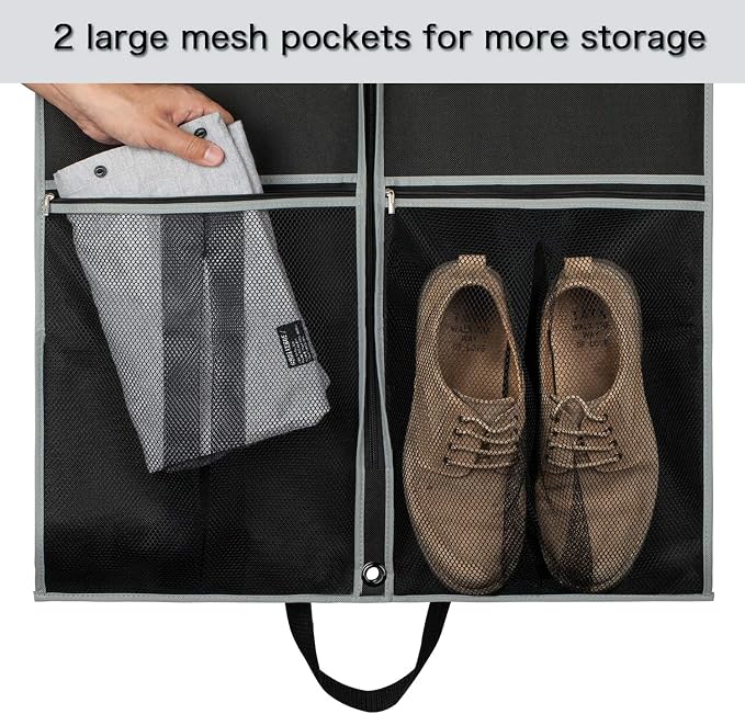 Zilink Garment Bags Suit Bag for Travel and Storage 43 inches Suit Cover