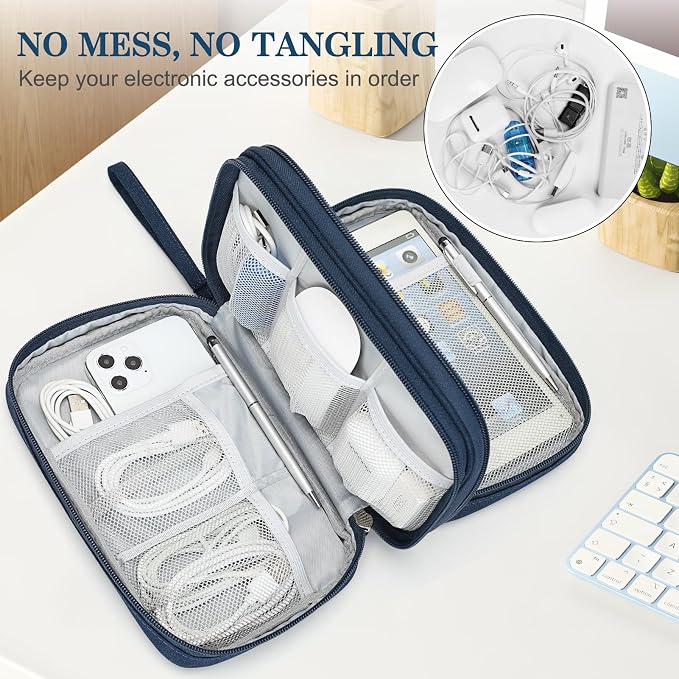 FYY Electronic Organizer, Large Travel Cable Organizer Bag Pouch Electronic