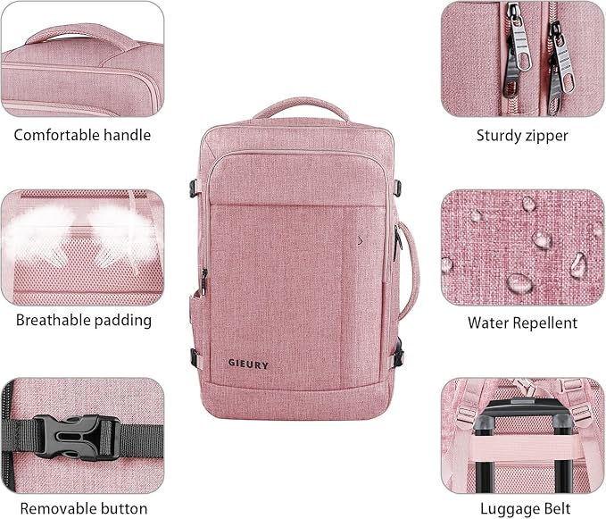 Carry On Backpack, 55L Extra Large Travel Backpack