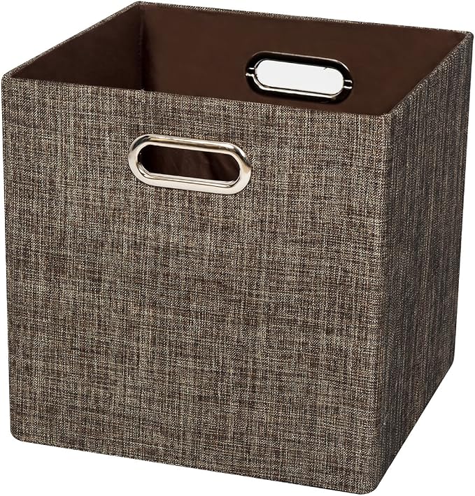 Storage Bins Cube Containers Boxes, Thick and Heavy Duty Fabric Drawers
