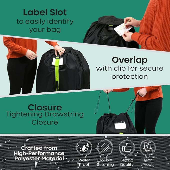 reperkid Medium Stroller Bag for Airplane Travel, Fits Most Single Strollers