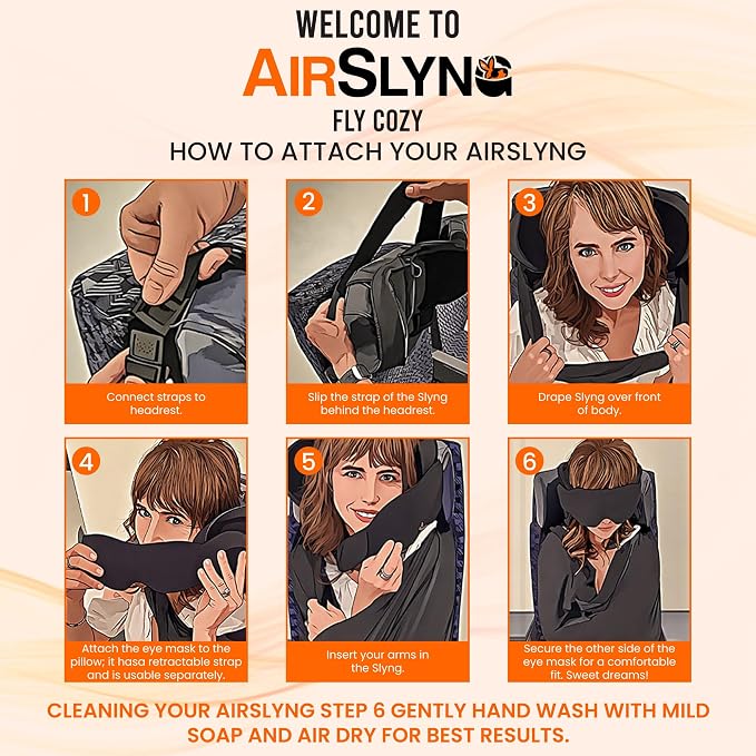 3-in-1 Airplane Sleep Support System