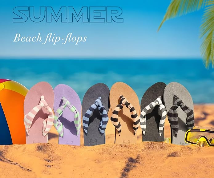 KuaiLu Flip Flops for Women