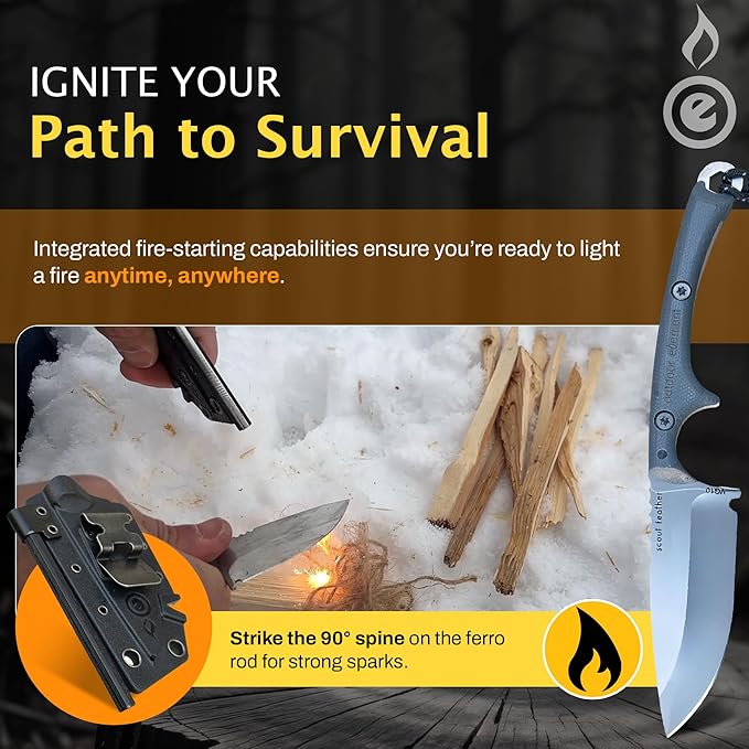 Scout Feather - Fixed Blade Survival Knife