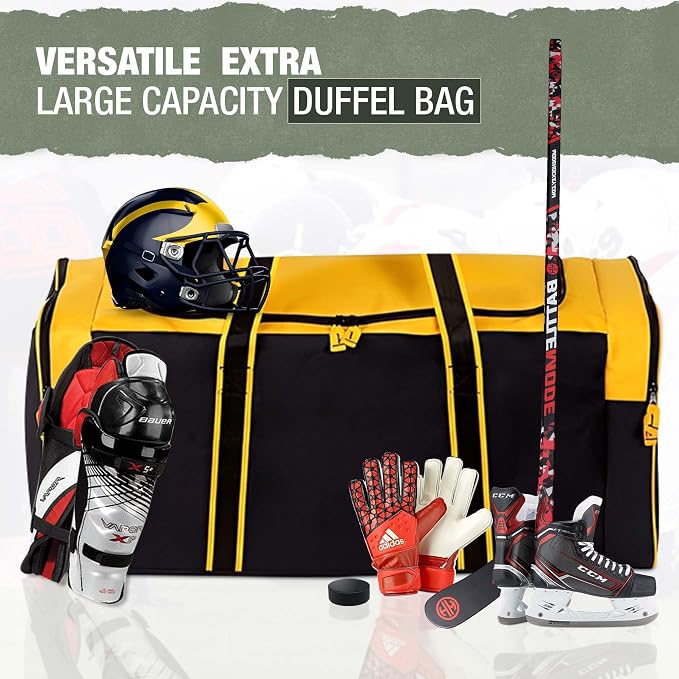 Jetstream Heavy Duty Multi Pocket Durable Sports Gym Equipment Travel Duffel Bag