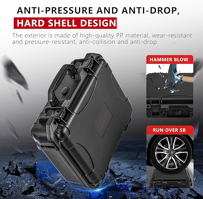 Hard Case Organizer For Gopro Hero 13/12/11/10/9/8 Media Mod/Volta/Protective