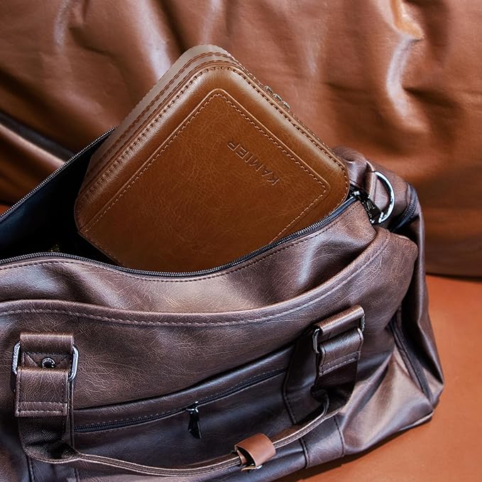 KAMIER Watch Travel Case with Combination Lock