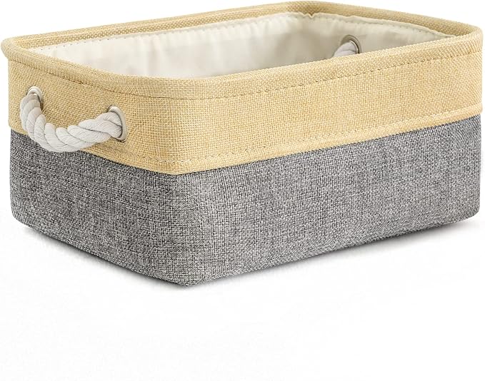TheWarmHome Small Storage Bins Basket